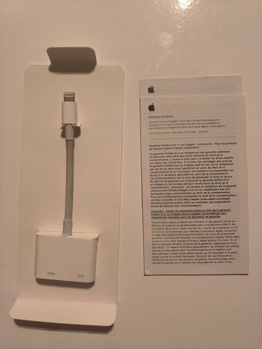 Apple Lightning to Digital AV (HDMI) Adapter