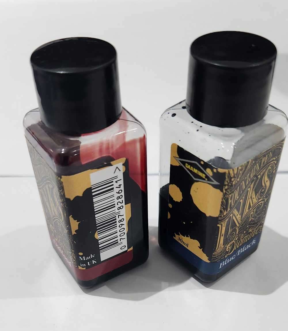 Set of Lamy Vista fountain pens