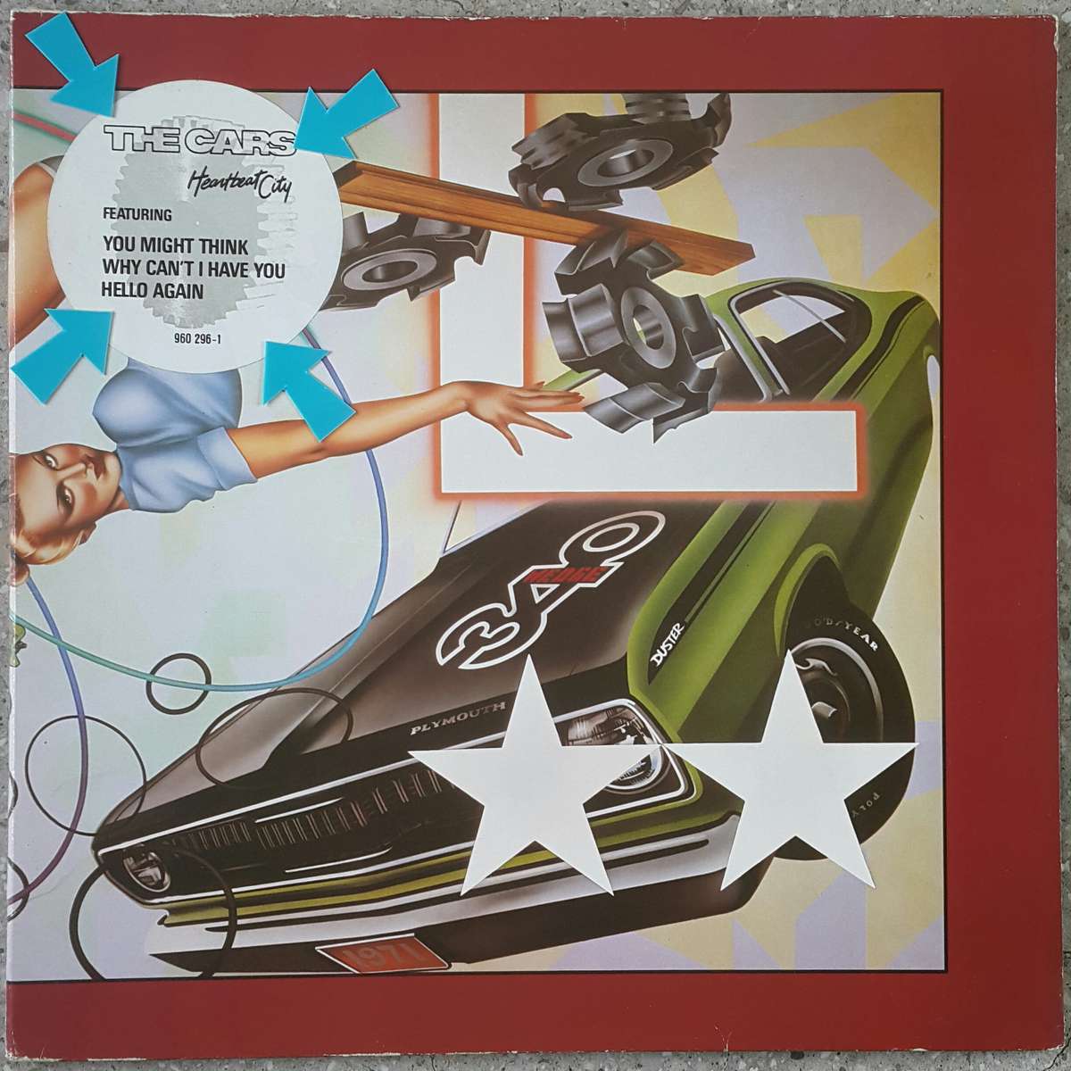 THE CARS - HEARTBEAT CITY Vinyl, LP, Album, Stereo, Gatefold Sleeve Country: Germany Released: 1984