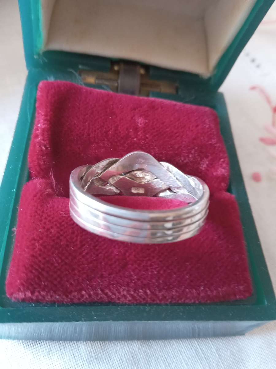 Sterling Silver Puzzle Ring