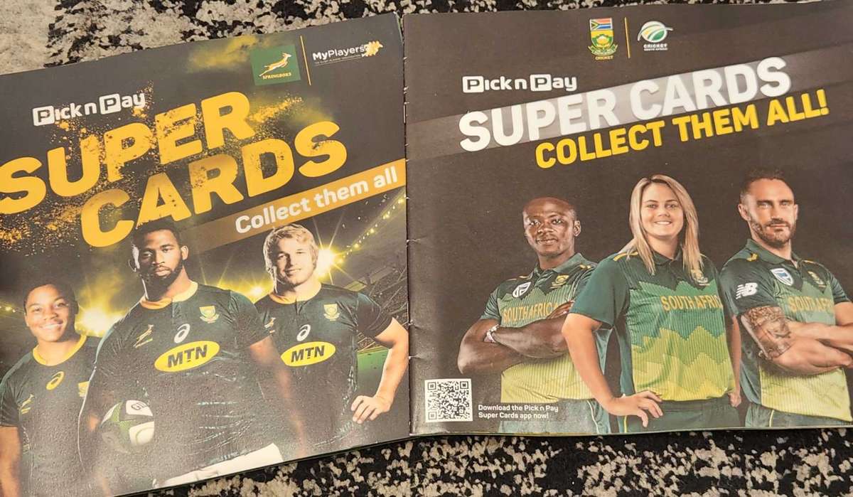 Pick n Pay Super Cards - Cricket & Rugby - COMPLETE ALBUMS