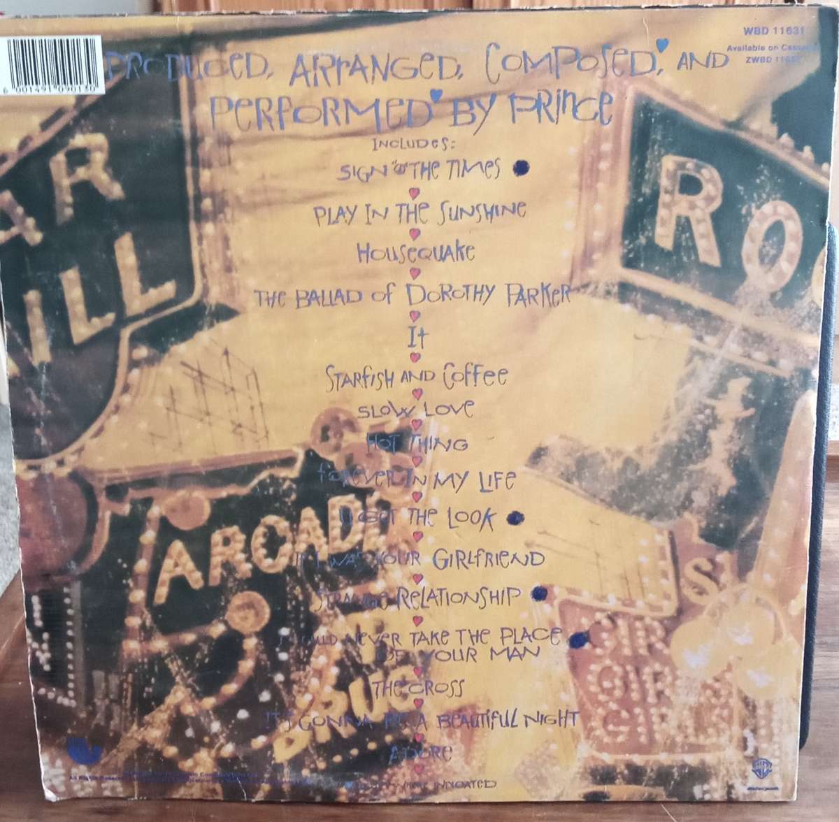 PRINCE-SIGN OF THE TIMES LP VINYL RECORD - DOUBLE ALBUM