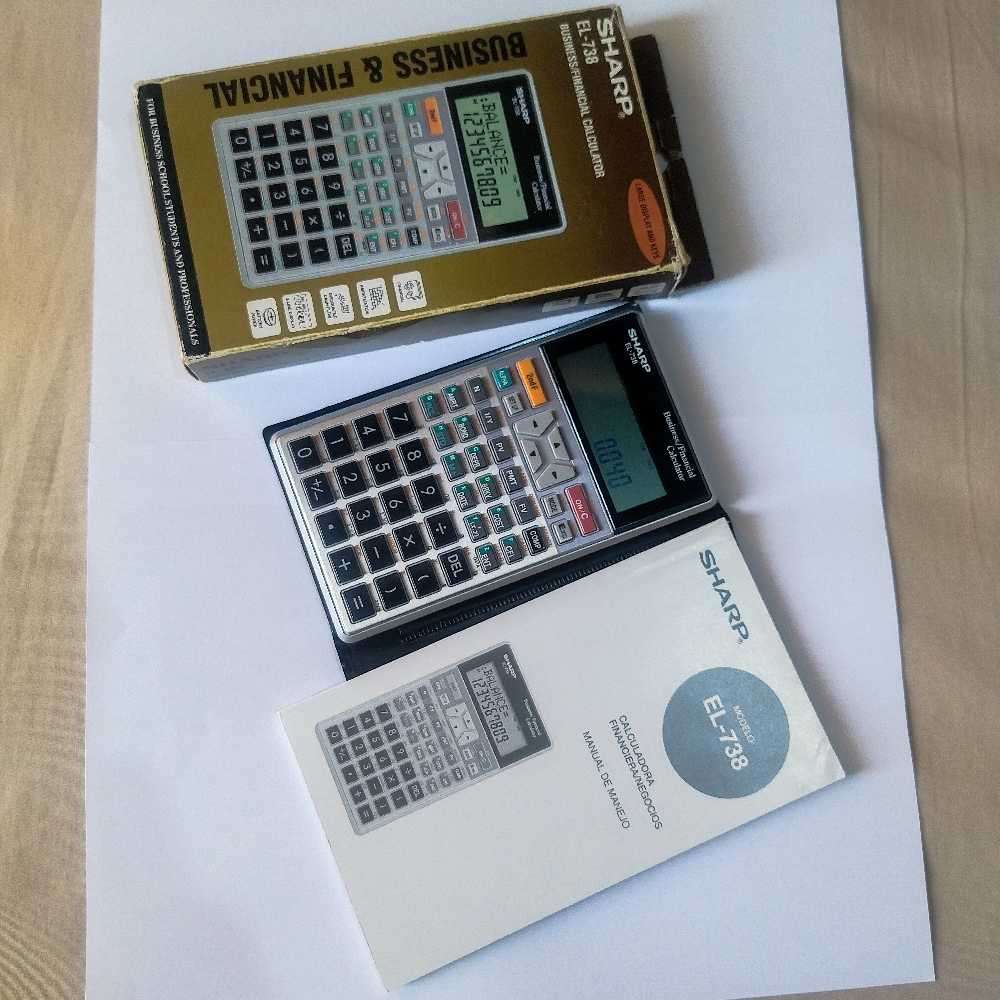 SHARP EL-738BUSINESS AND FINANCIAL CALCULATOR