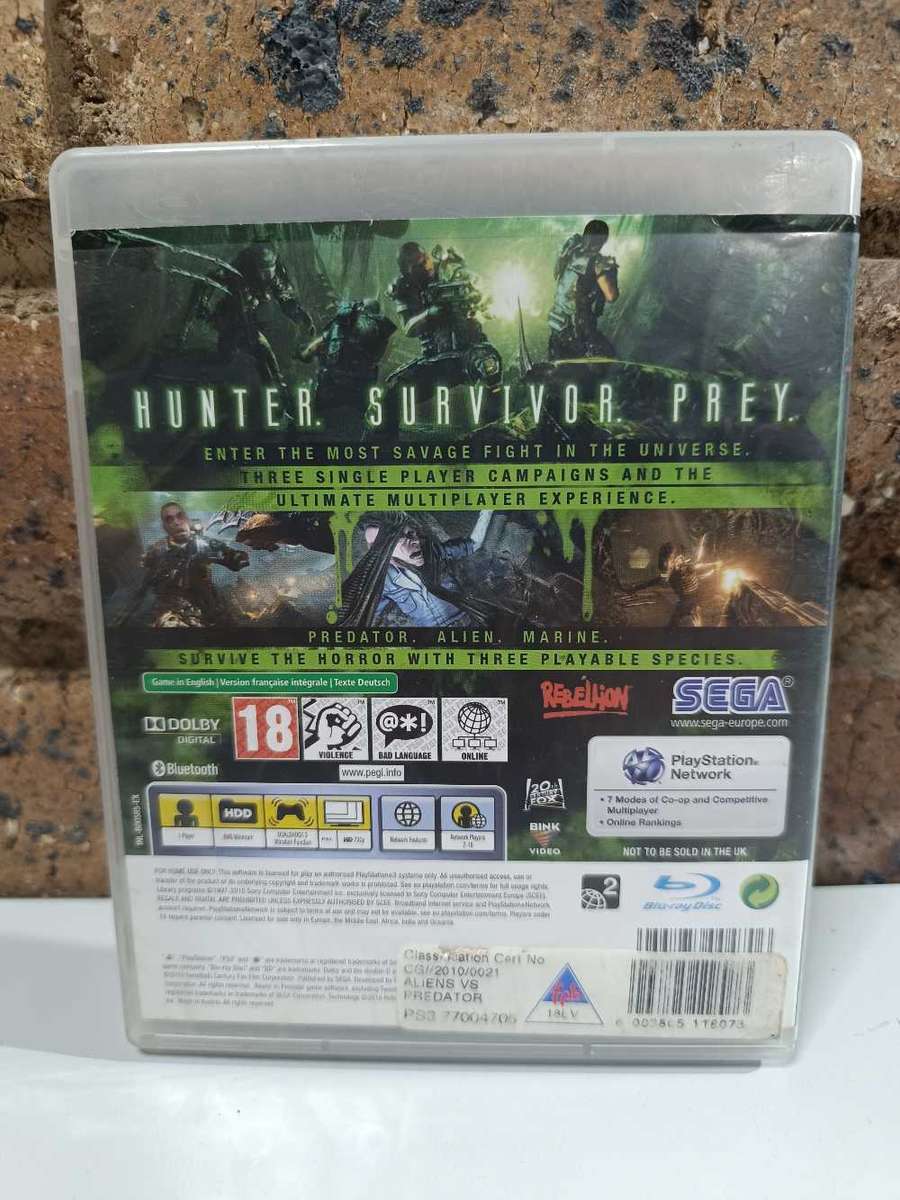 Aliens Vs Predator - Ps3