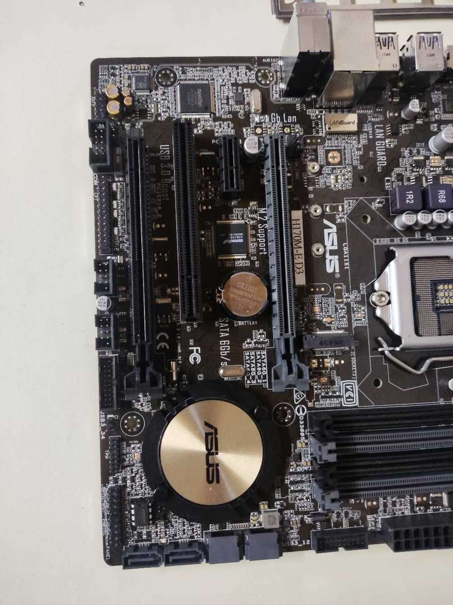 Asus H170M-ED3 Motherboard**Supports 6th gen and 7th gen CPU's**LGA1151**4 ram slots