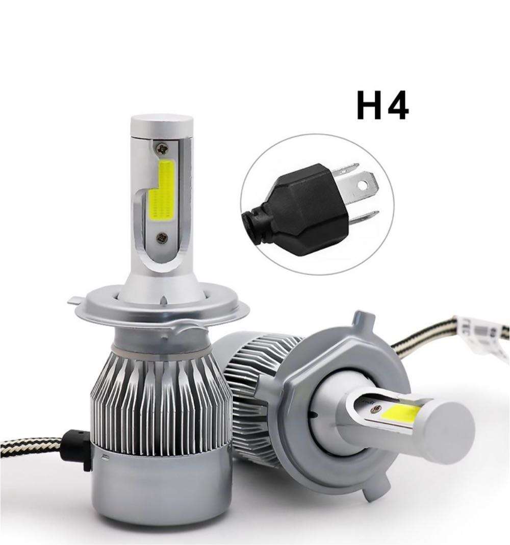 3 Pin H4 LED Headlight Kit With Built-in High-Speed Cooling Fan *** UNBOXED DEAL***