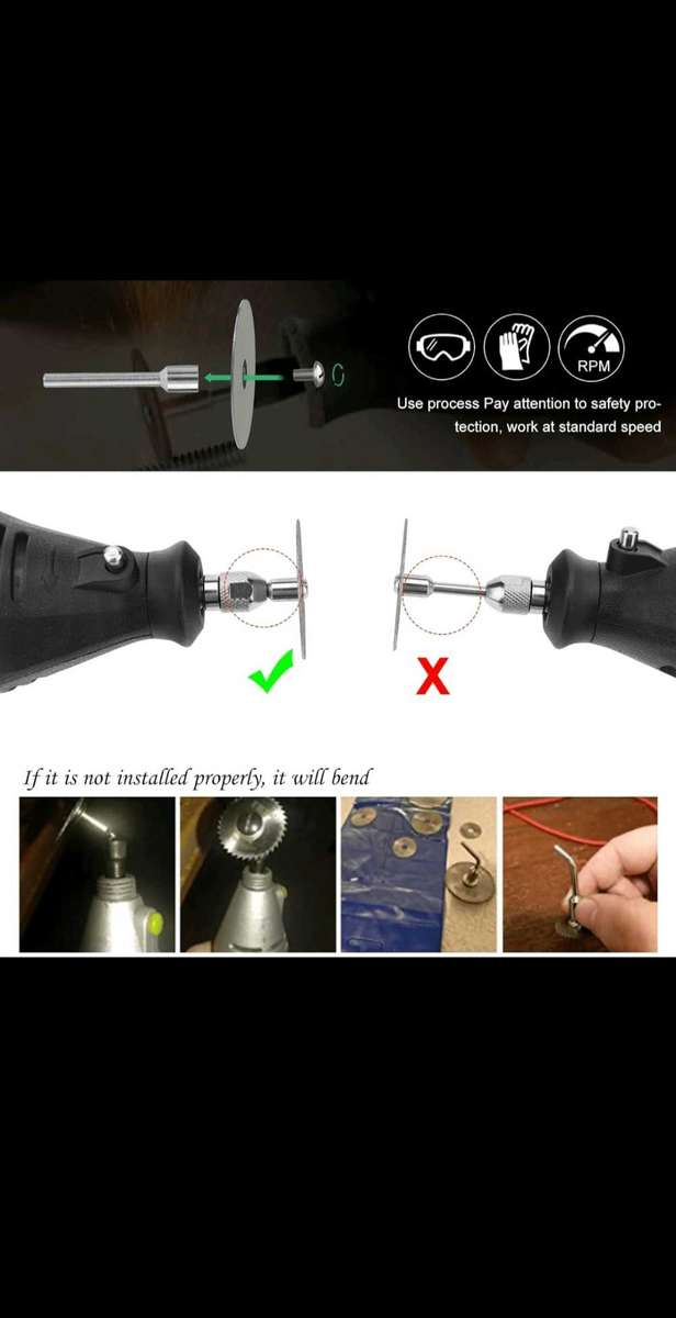 12pcs 45mm Accessories Diamond Cutting Disc