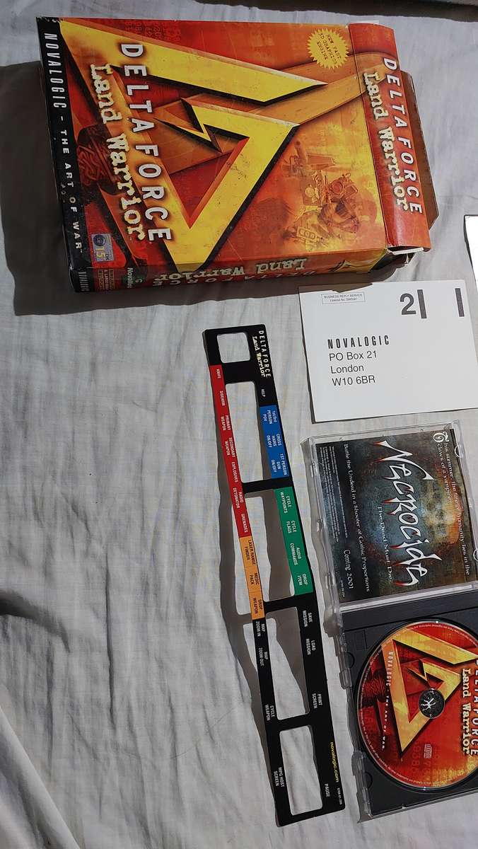 Delta Force Land Warrior PC Big Box Game Vintage