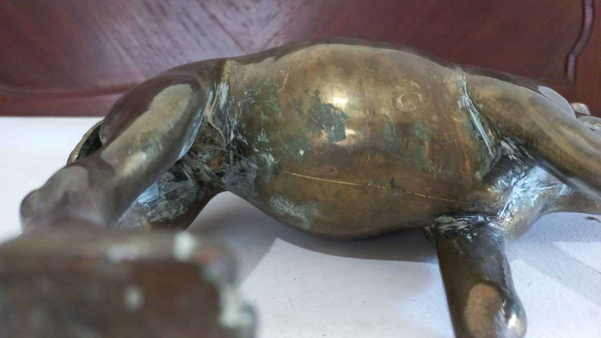 Vintage Large brass Camel animal ornament home decor