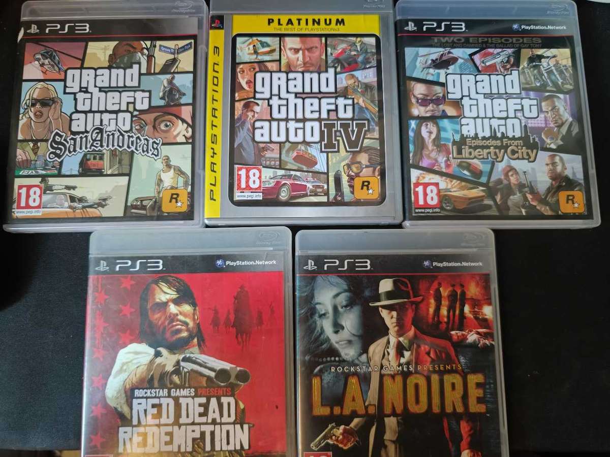 Ps3 Rockstar game collection gta
