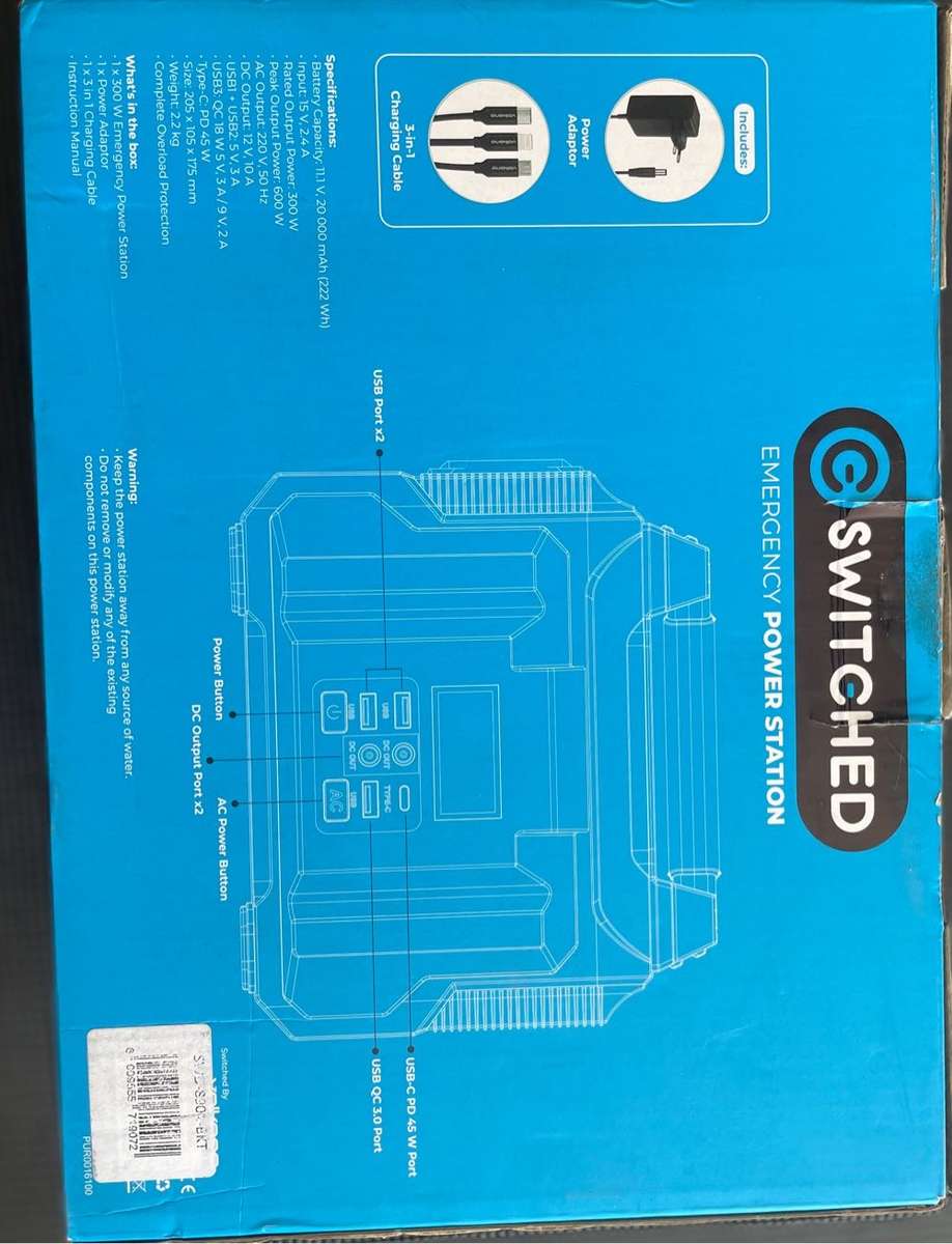 Switched - 300W Portable Station - (222Wh)