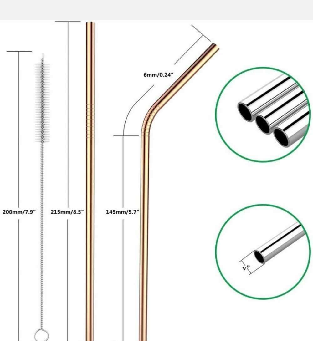 Stainless steel straws