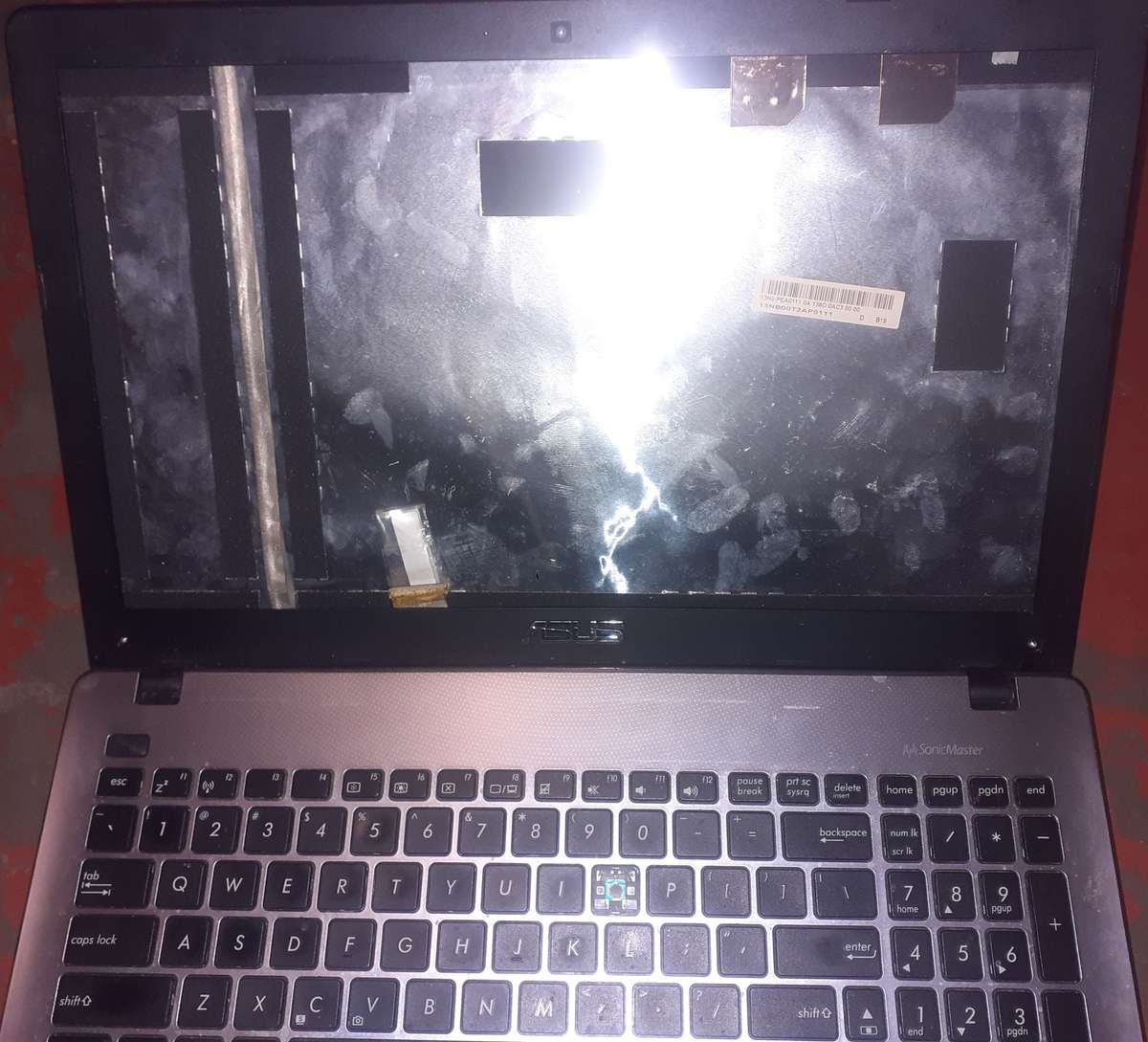 Asus x550c incomplete