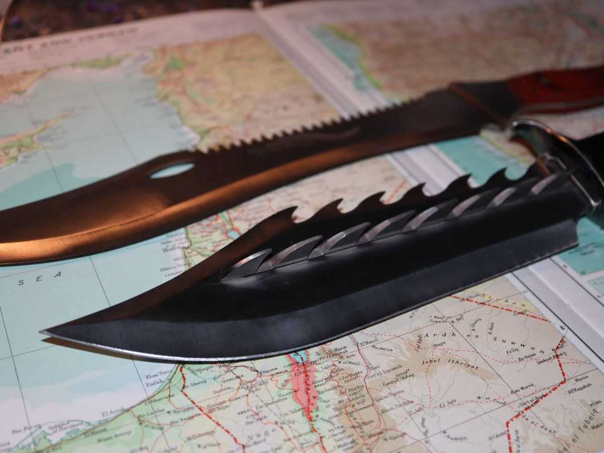 Two very large knives!