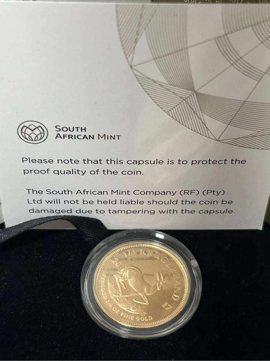 Beautiful 50yr Anniversary 2017 1/4 oz Gold Krugerrand