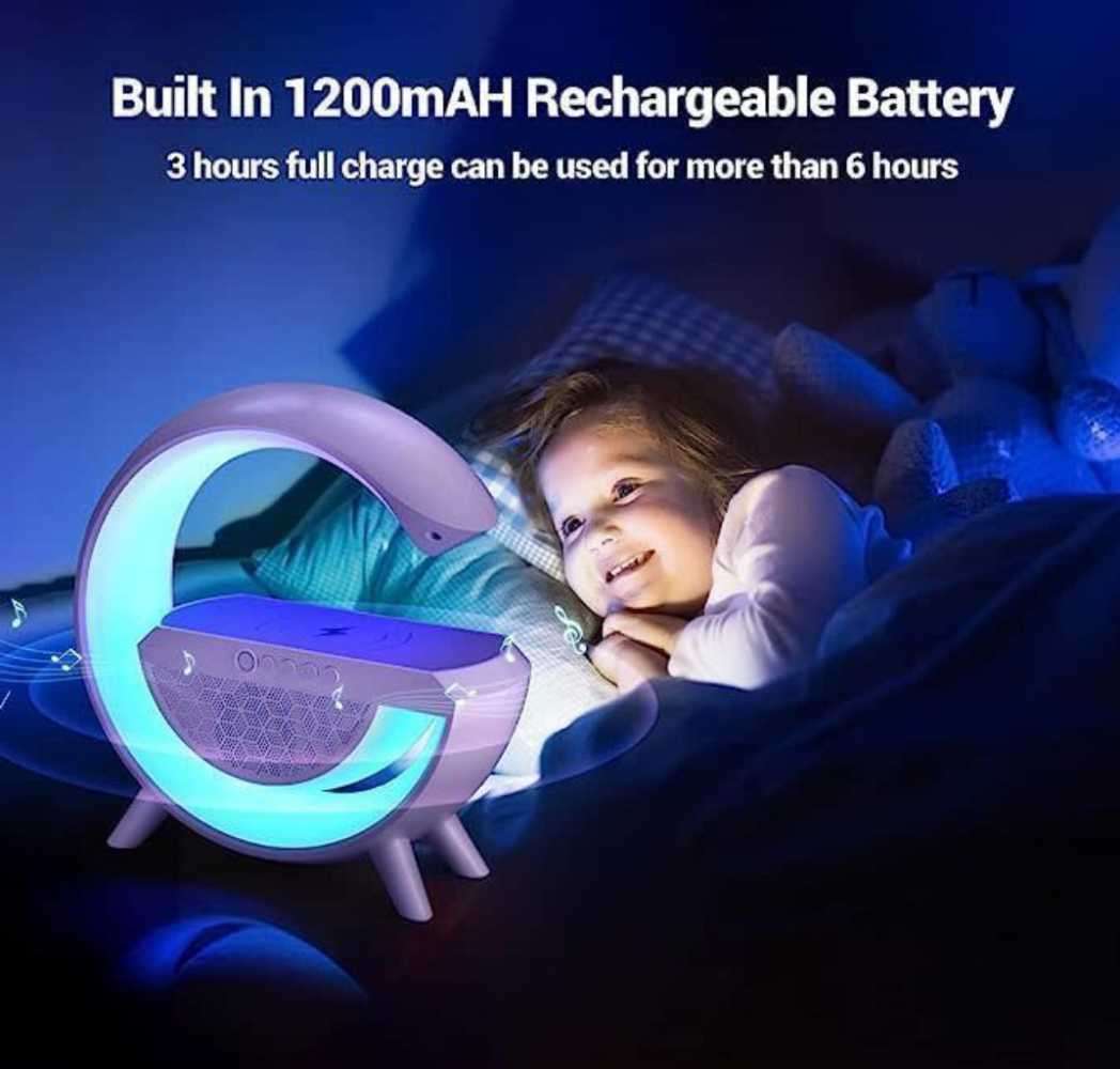 BT 2301 LED Wireless Charging, Speaker and Radio