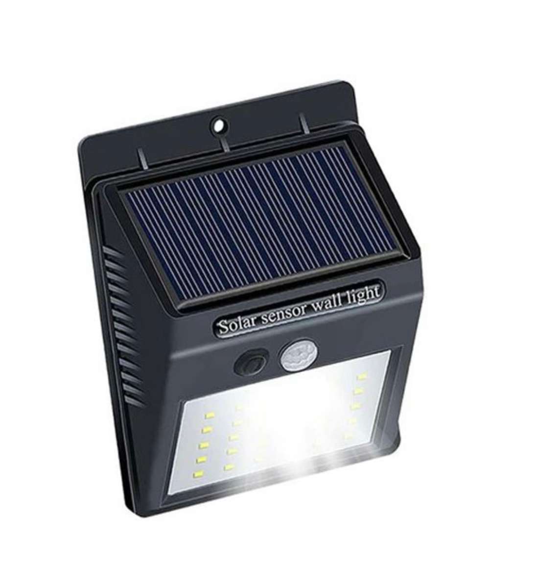 SOLAR POWERED LED WALL LIGHT with night sensors