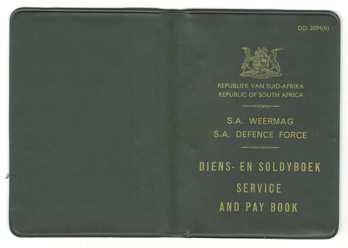 President Paul Kruger Family Member Militaria - Sersant AJ Kruger S.A. DEFENCE FORCE