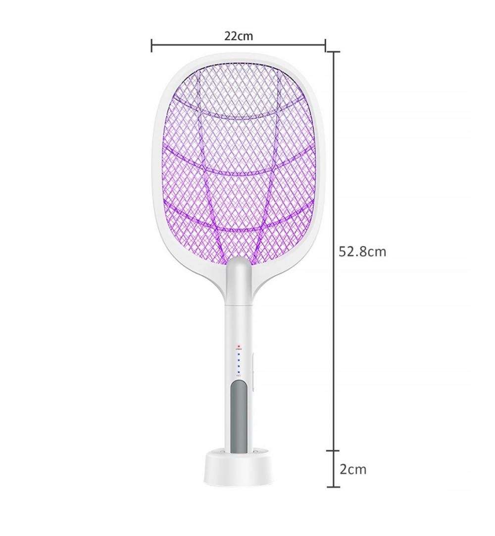 Mosquito Zapper Rechargeable Racket Fly Swatter