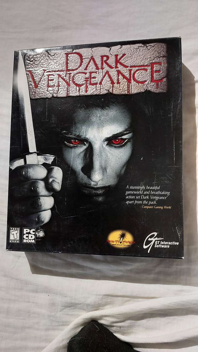 Dark Vengance Big Box PC Game Vintage