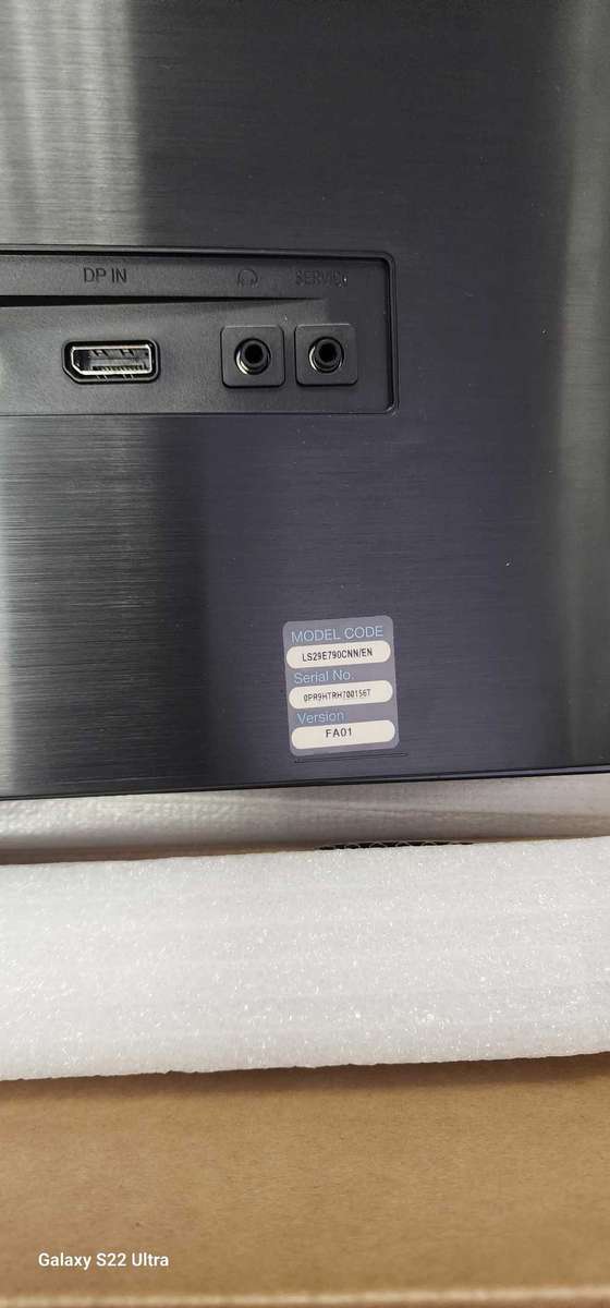 Samsung 29" Ultra WQHD Display