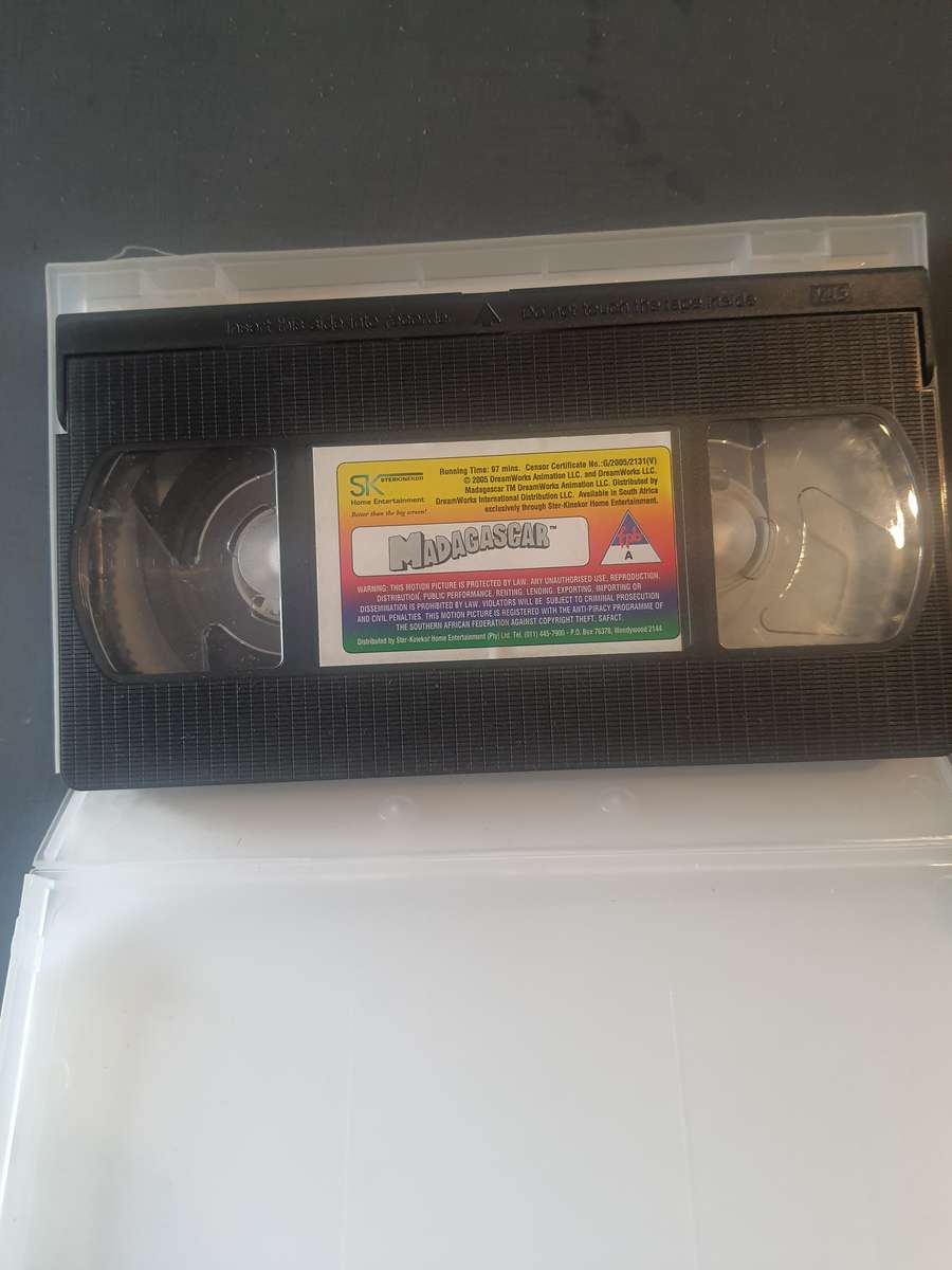Madagascar vhs tape