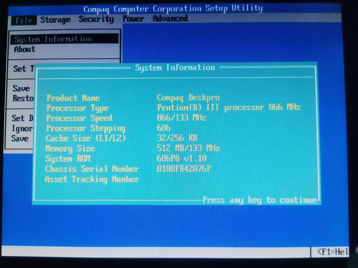 Compaq Pentium III 866