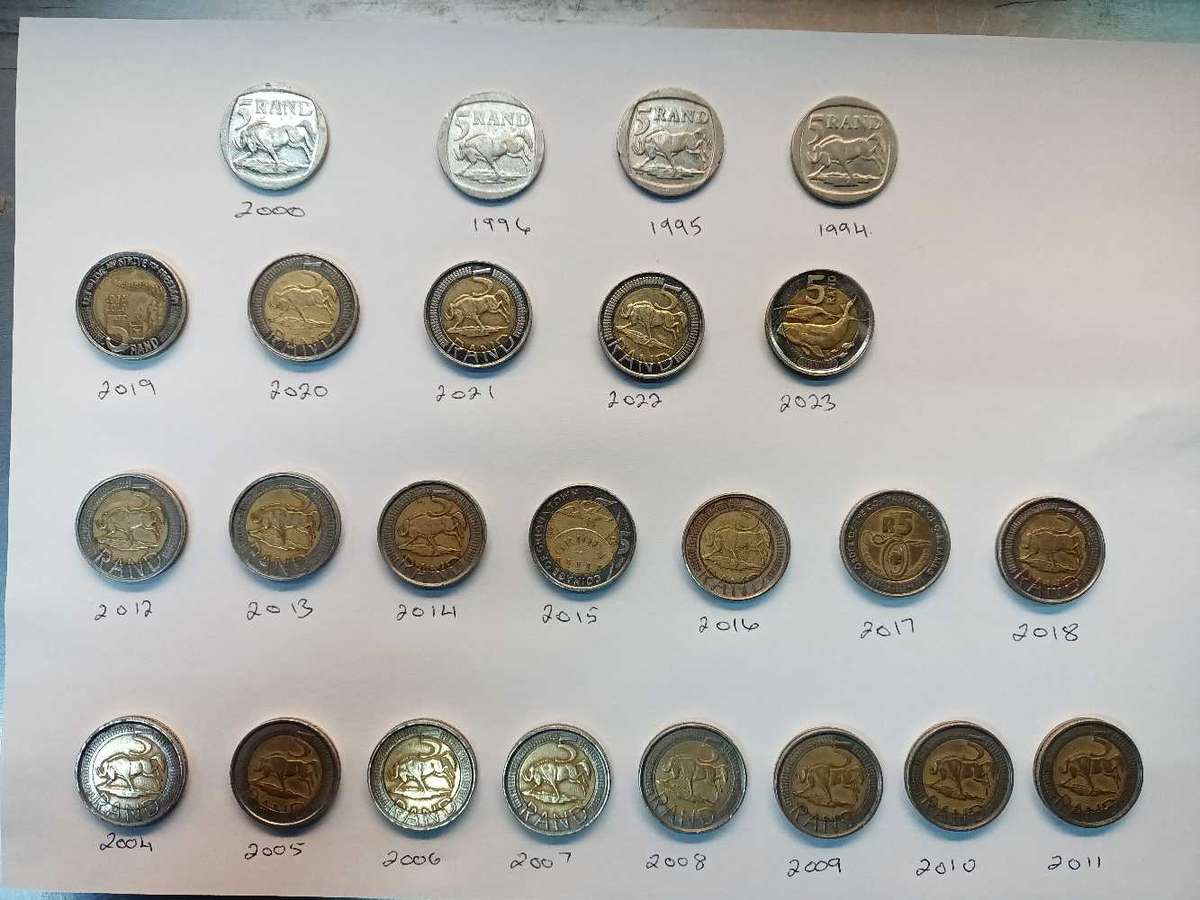 R5 coin collection