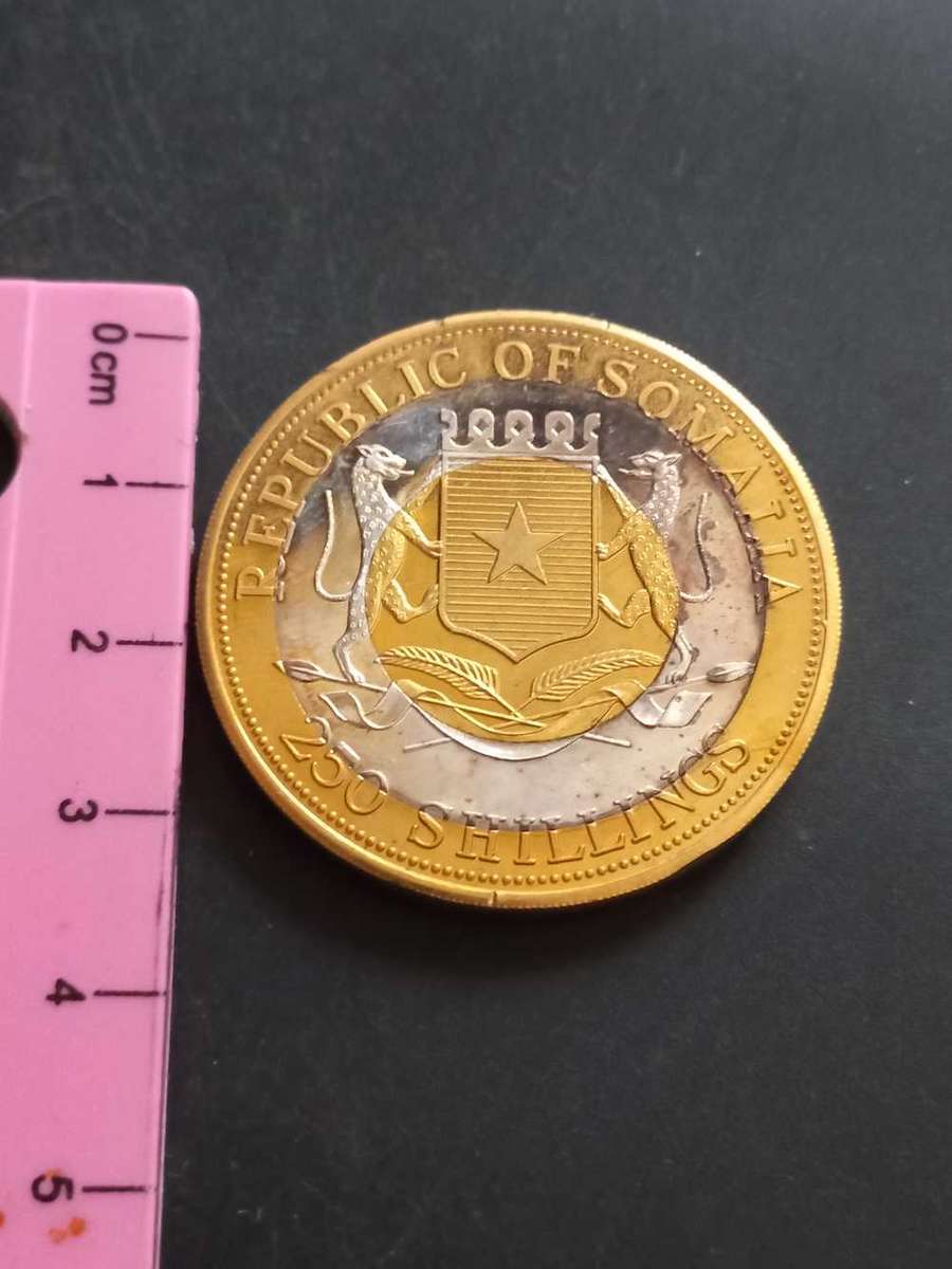 2000 Republic of Somalia 250 Shillings. Nelson Mandela commemorative issue