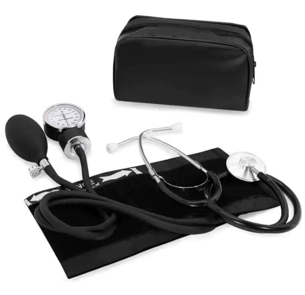 2 in 1 Aneroid sphygmomanometer and stethoscope BloodPressure Machine