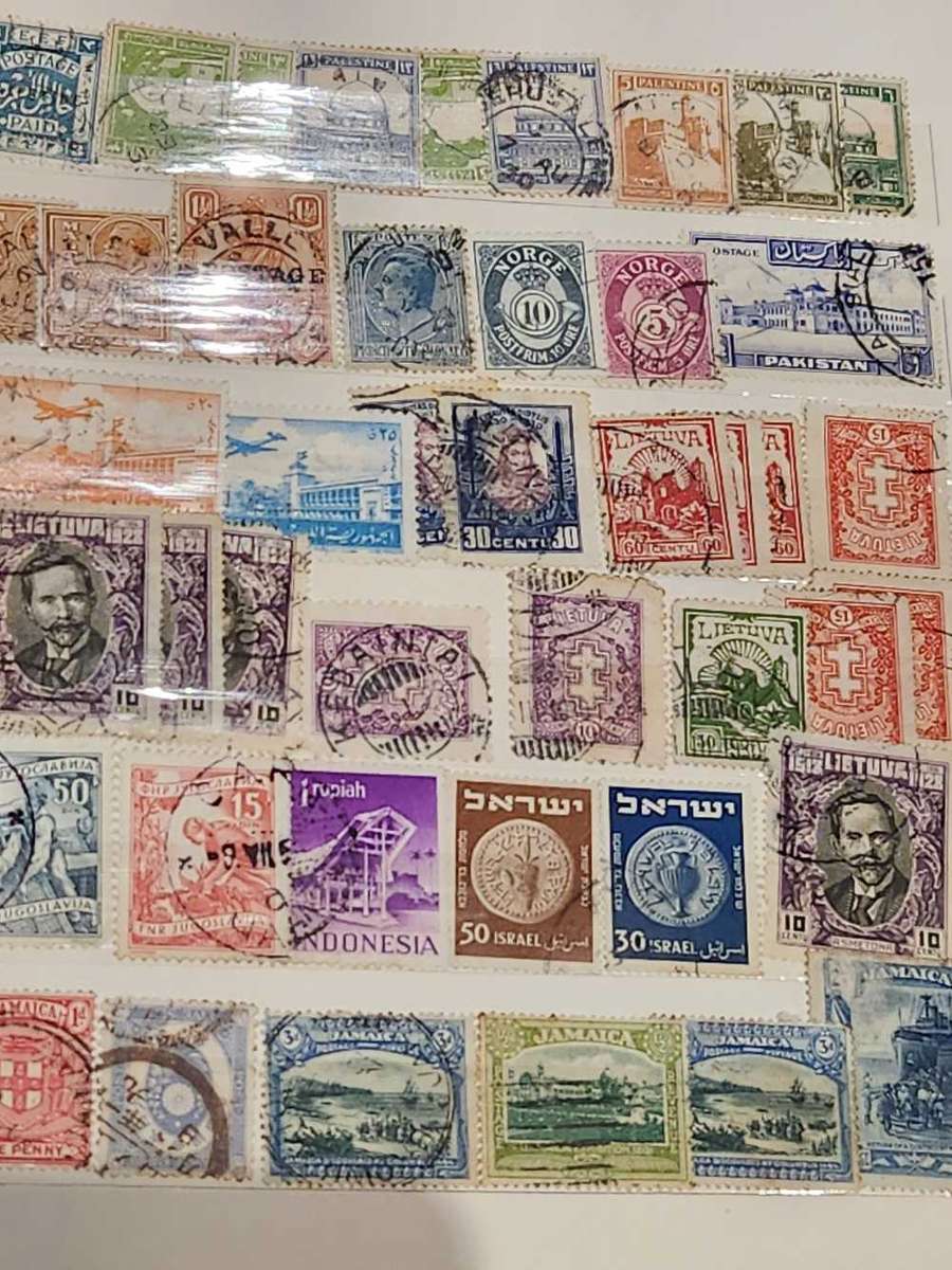 World selection - exquisite - in old stock book - GEMS to be found here!!