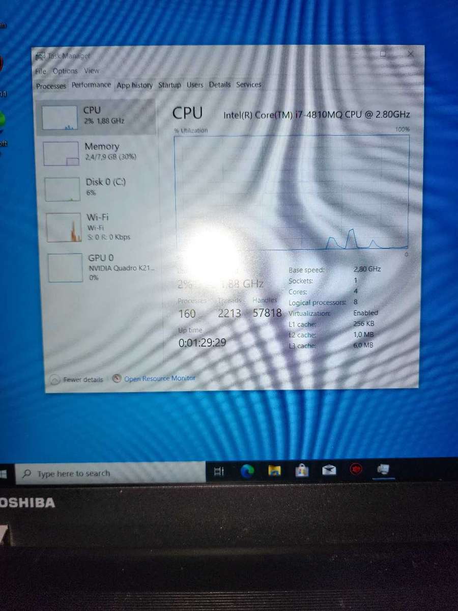 TOSHIBA TECRA W50 A0662 WORKSTATION SEMI GAMING LAPTOP FOR SALE