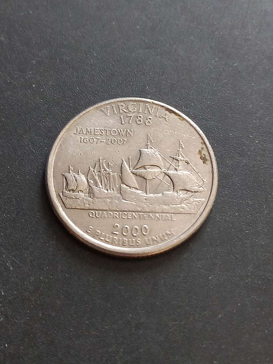 2000 Virginia US State quarter dollar