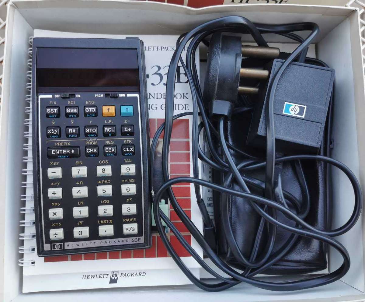 Hewlett Packard HP-33E calculator
