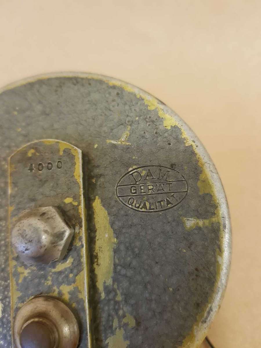 Vintage DAM GERAT fly fishing reel.