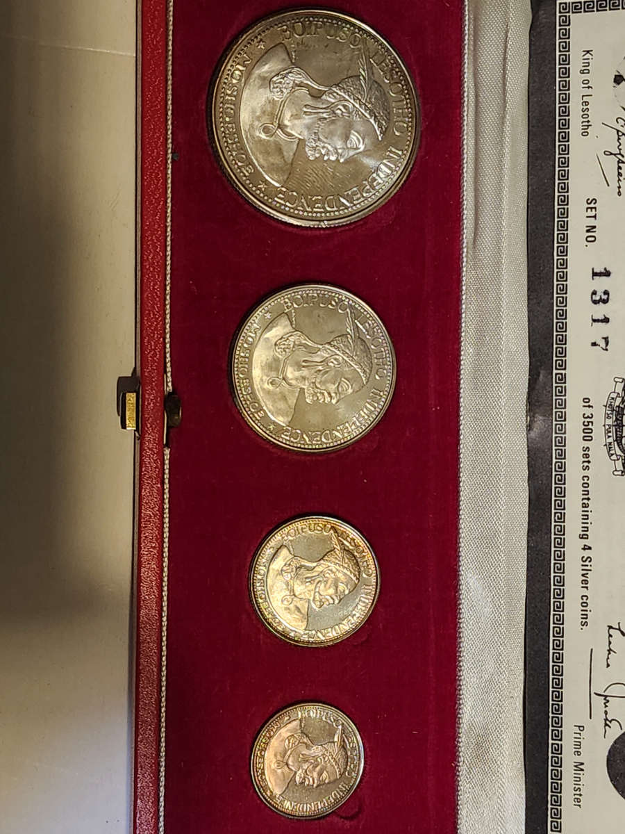 LESOTHO - Proof Set 1966 (4 coins), KM# PS4