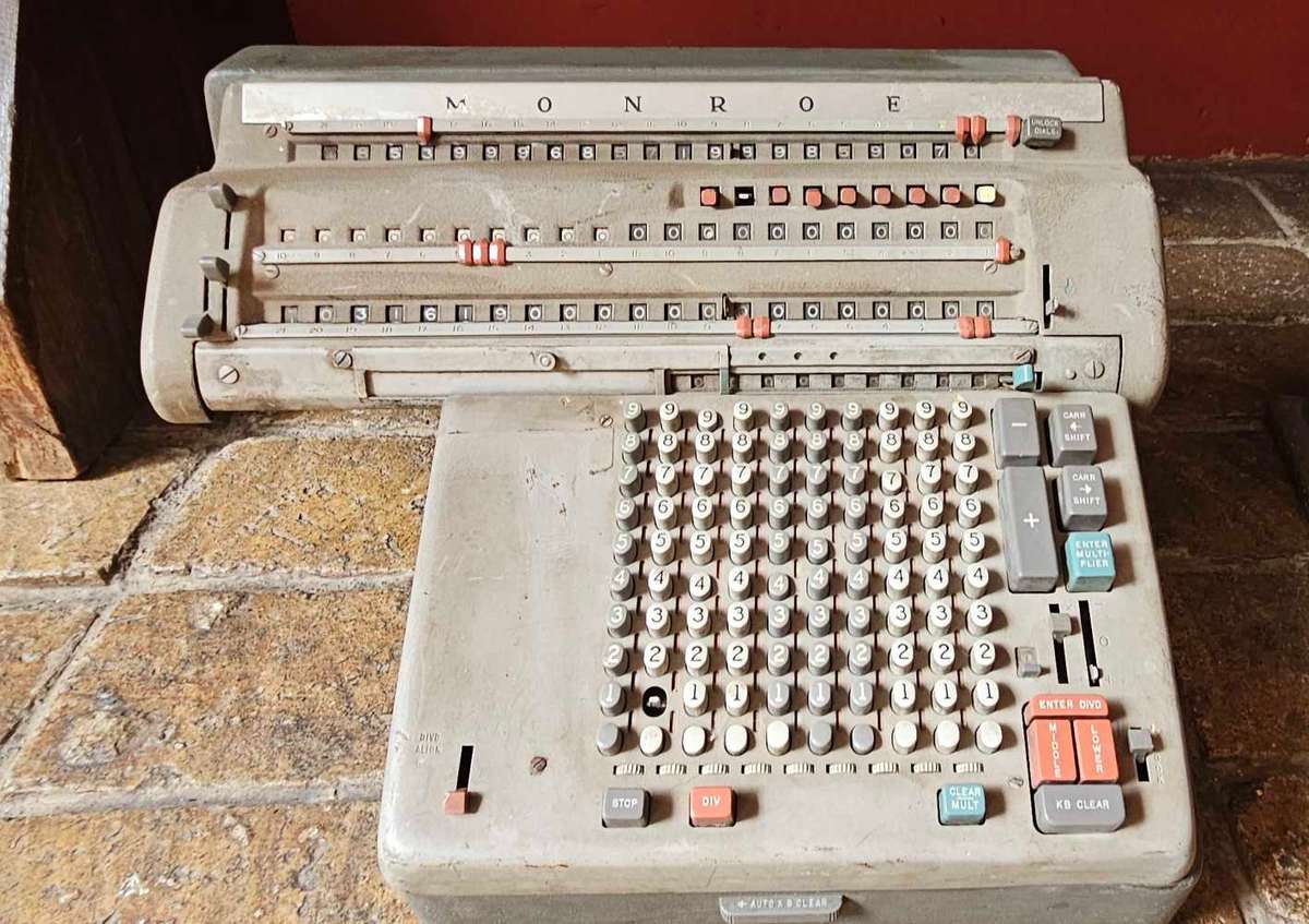 Vintage Monroe Calculating machine