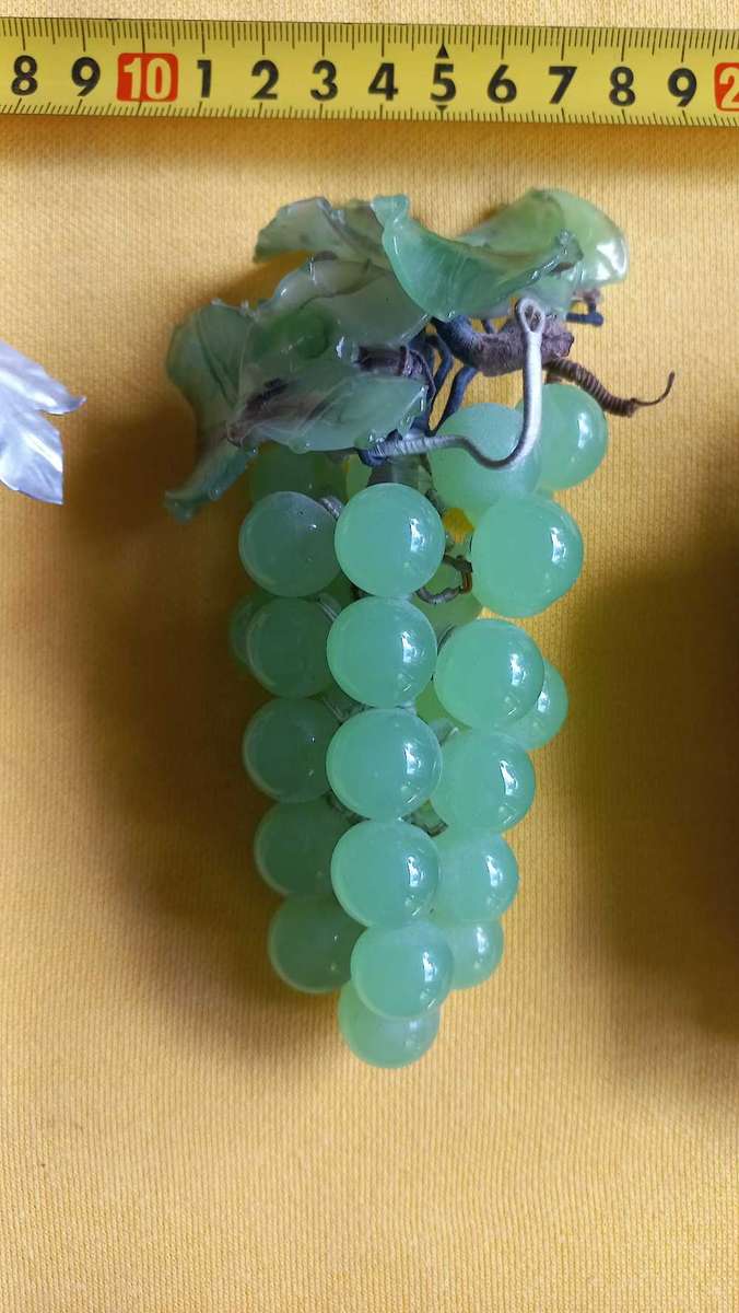 Vintage semi precious stone grape clusters