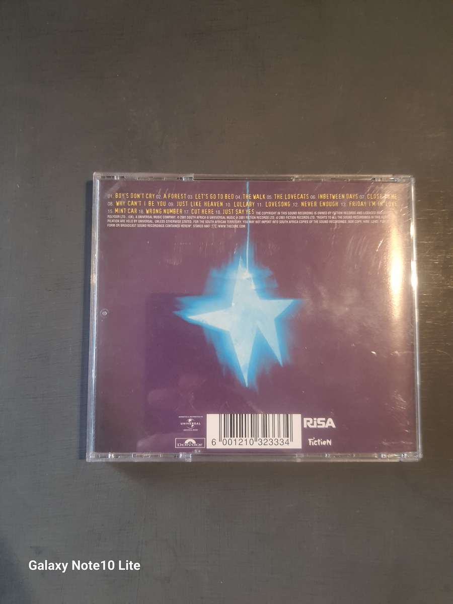 The Cure greatest hits cd