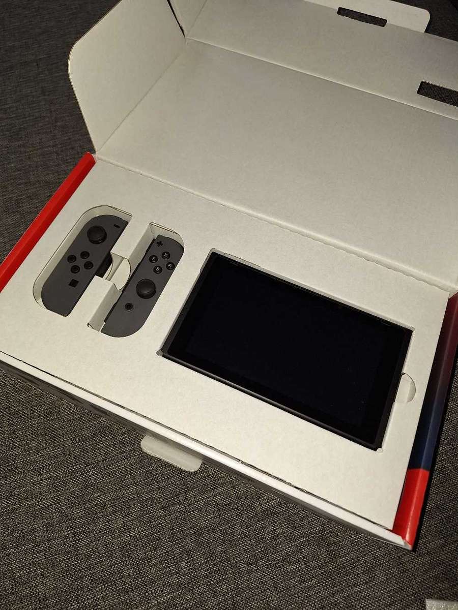 Nintendo Switch Grey with Mario Kart 8