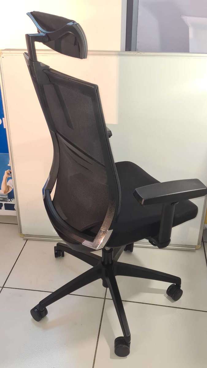 With 3D adjustable Armrests. DHL high back office chair