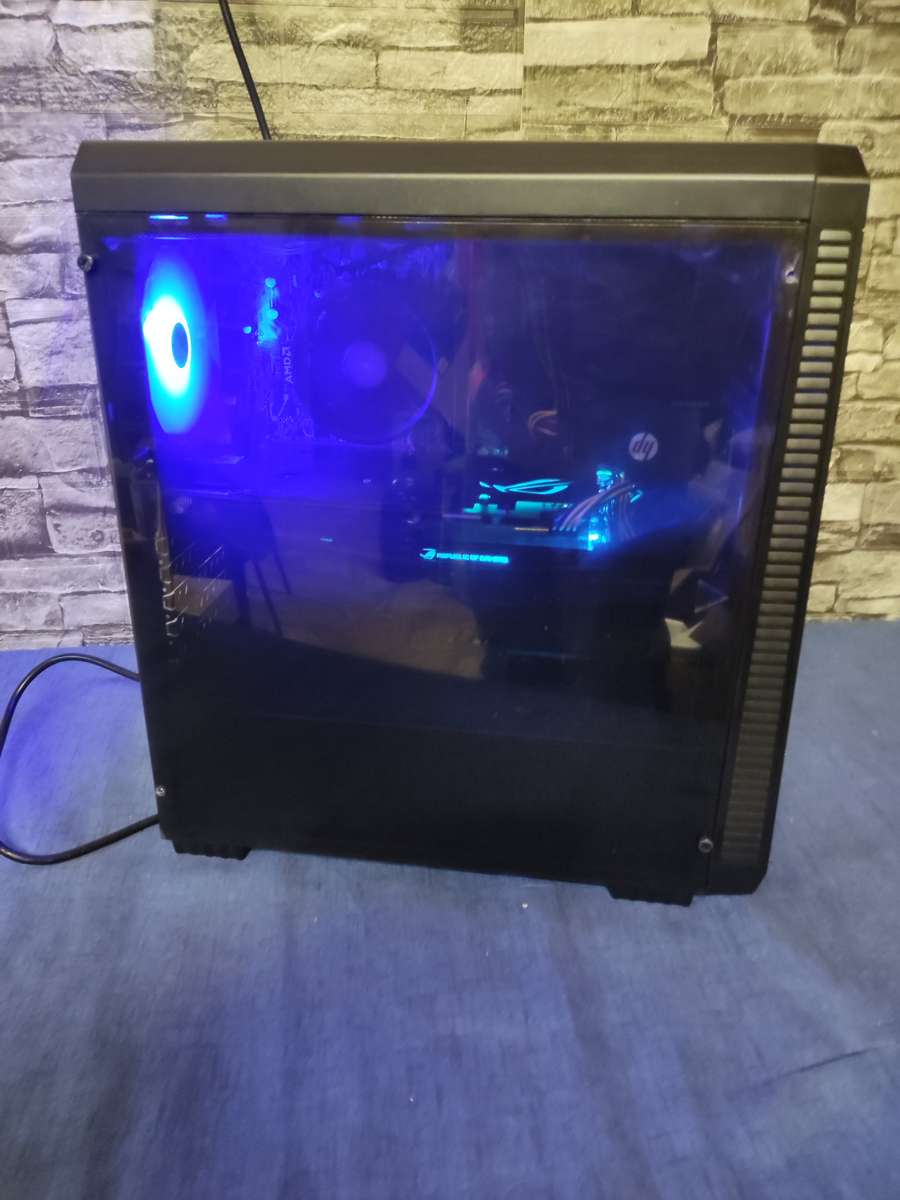 AMD Ryzen 5 with 8GB Graphics Gaming PC**SSD+HDD**RGB Case and GPU**