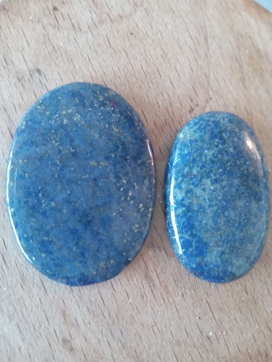 Two Large Genuine Lapis Lazuli Gemstones - (Bid per stone)