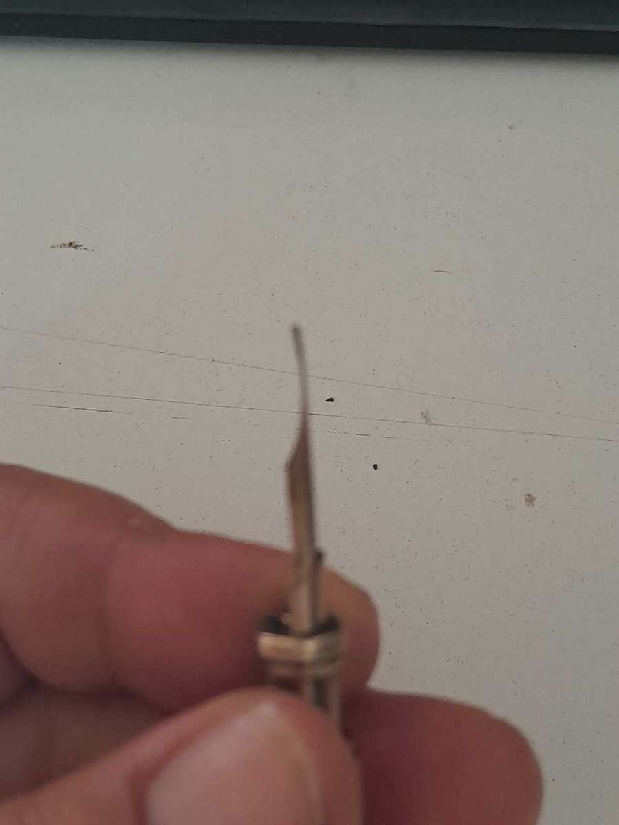 Vintage Diamond no 2 pointed with pencil