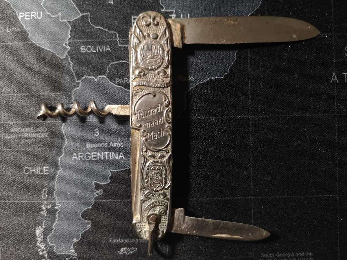 Vintage Paul Kruger and Christiaan De Wet Pocket Knife