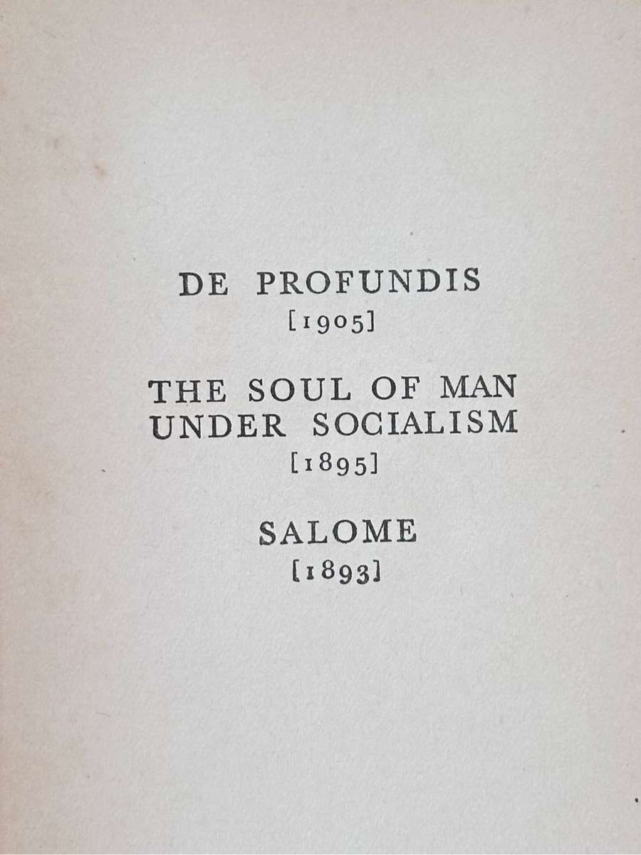 De Profundis And Salome by Oscar Wilde