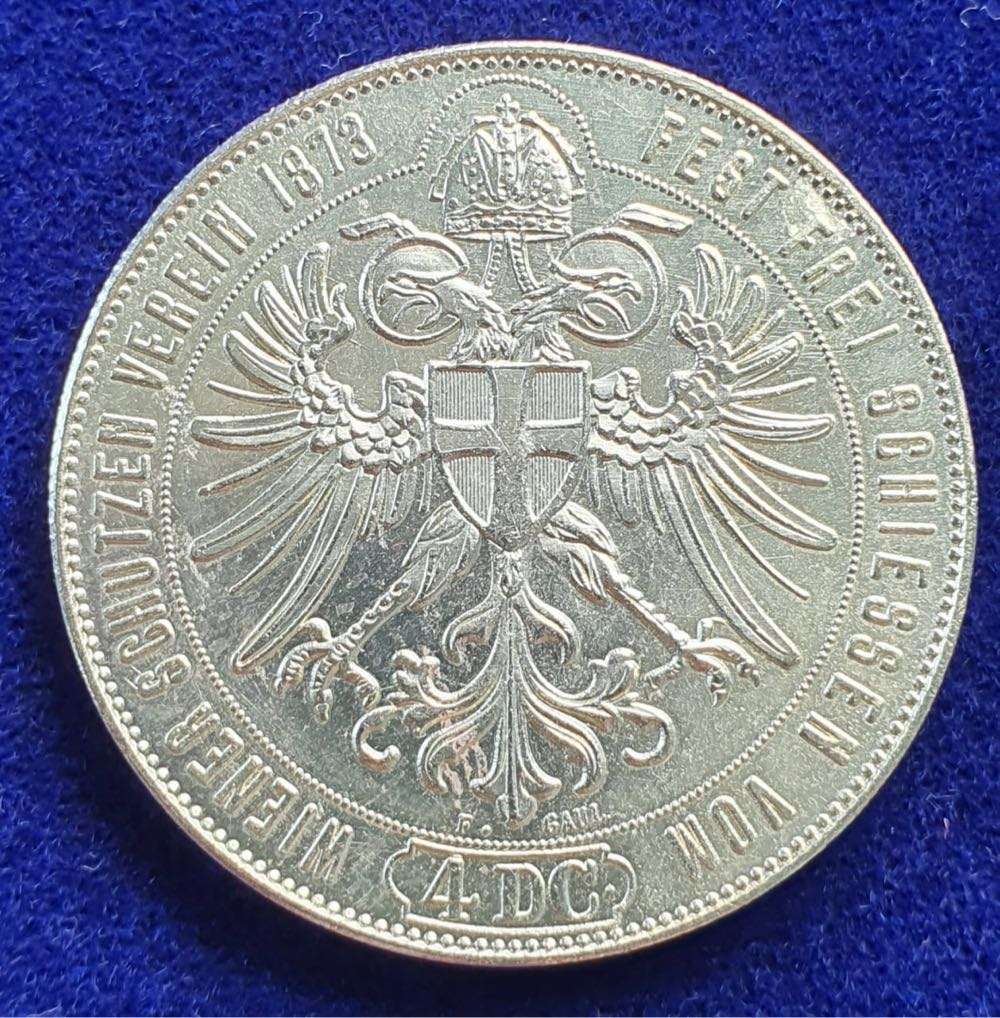 4 Ducats 1873 - Franz Josef I. 1848-1916 - MUST BE A REPLICA EDITION