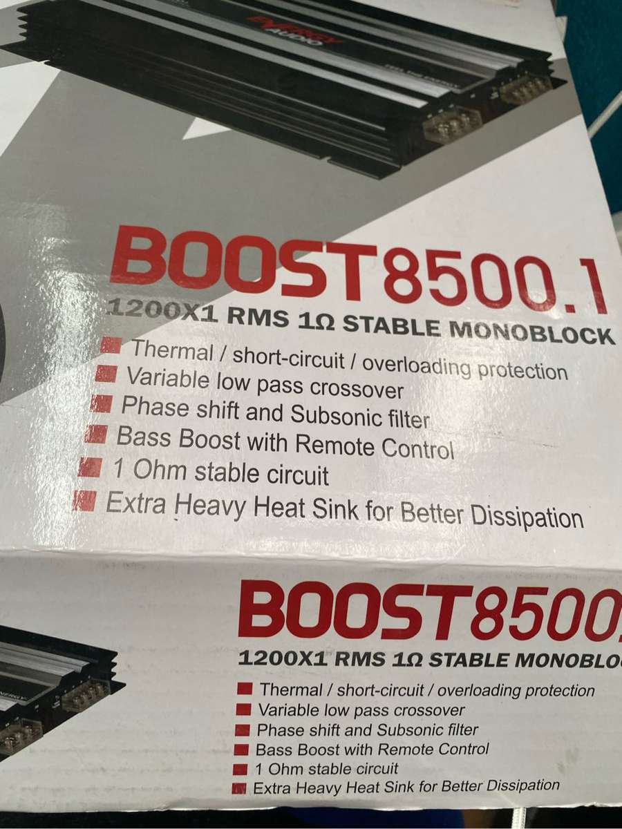 Energy Audio BOOST8500.1 1200W RMS Monoblock Amplifier