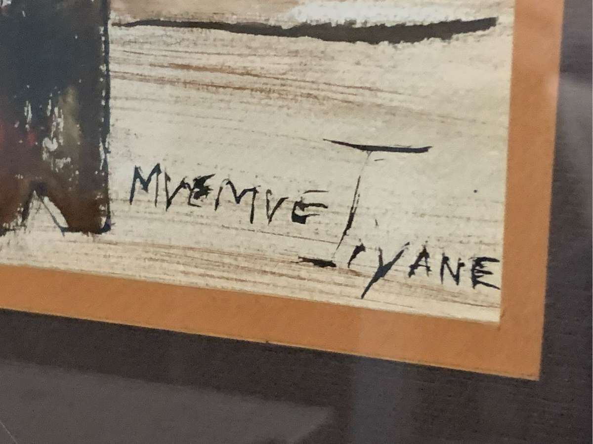 Mvemve Jiyane watercolour painting