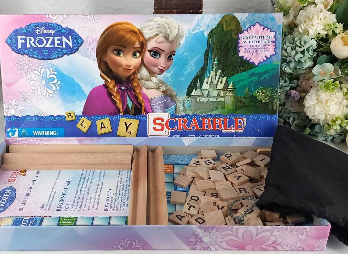 Disney's Frozen Scrabble Board game